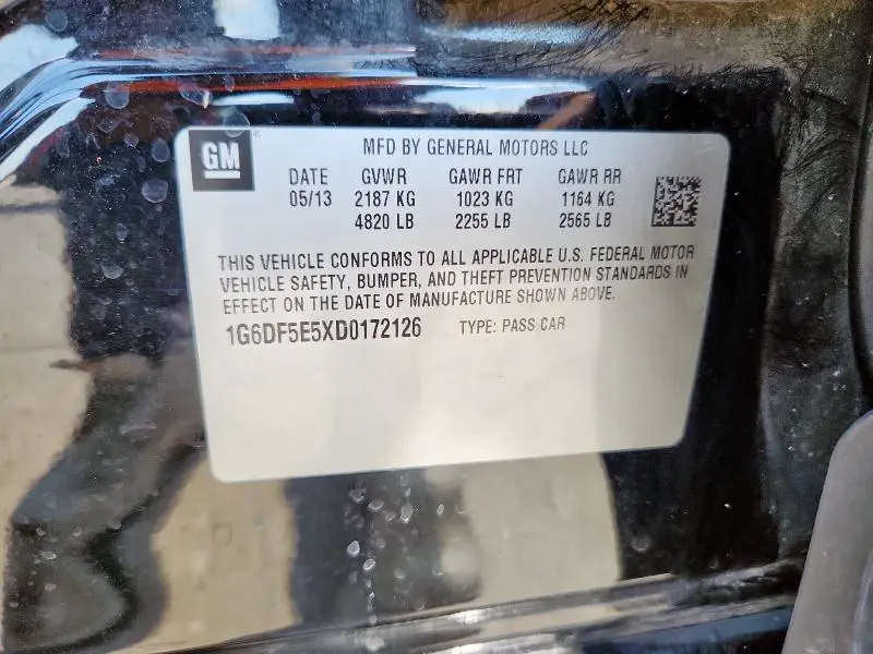 2013 CADILLAC CTS LUXURY COLLECTION  