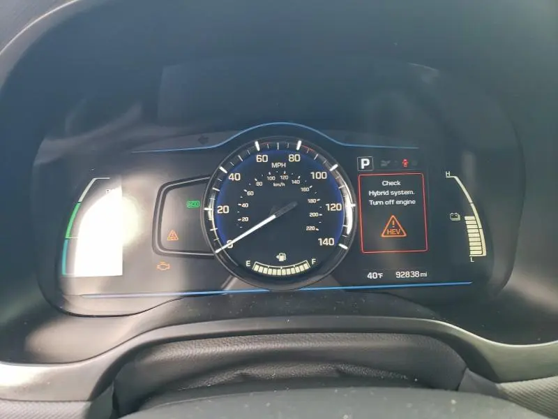 2017 HYUNDAI IONIQ BLUE  