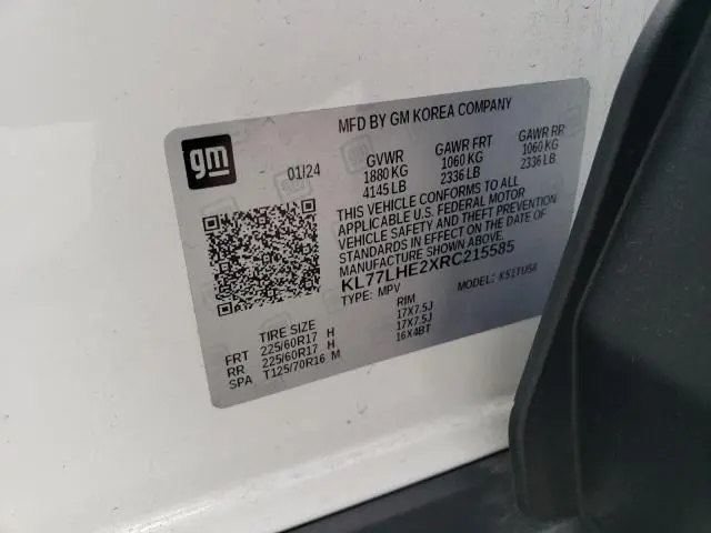 2024 CHEVROLET TRAX 1LT