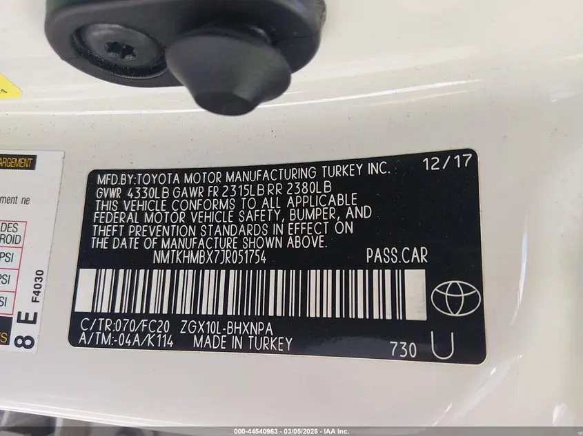 2018 TOYOTA C-HR XLE
