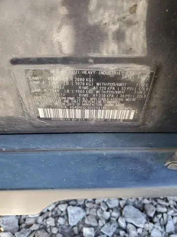 2013 SUBARU OUTBACK 2.5I PREMIUM  