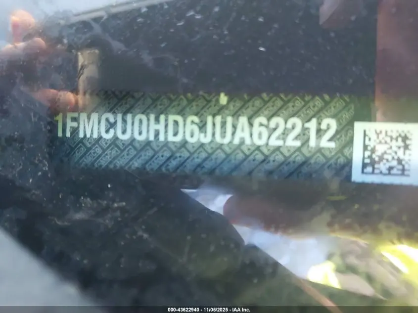 2018 FORD ESCAPE SEL