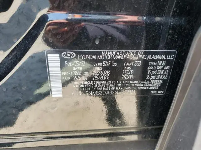 2022 HYUNDAI SANTA FE SEL  