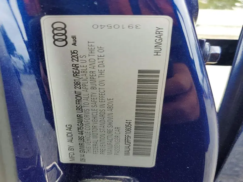 2015 AUDI A3 PREMIUM  