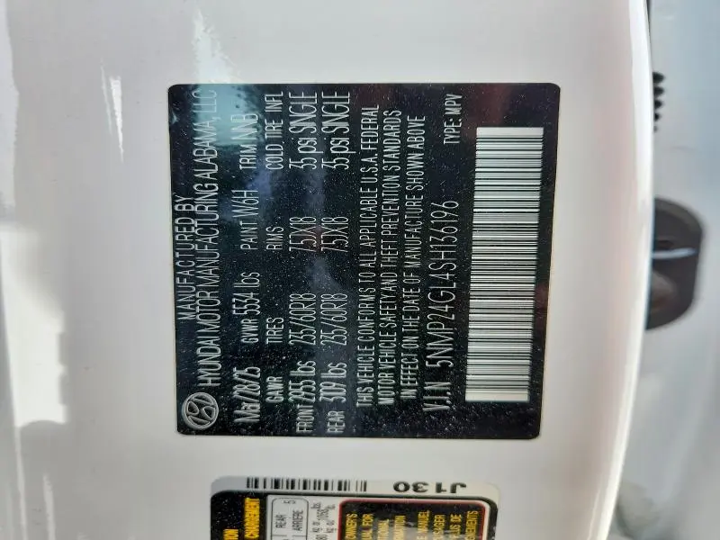 2025 HYUNDAI SANTA FE SEL  