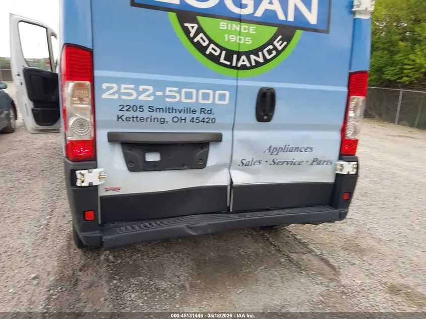 2019 RAM PROMASTER 1500 HIGH ROOF 136 WB