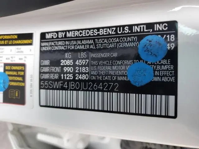 2018 MERCEDES-BENZ C 300  