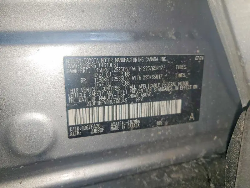 2024 TOYOTA RAV4 XLE  