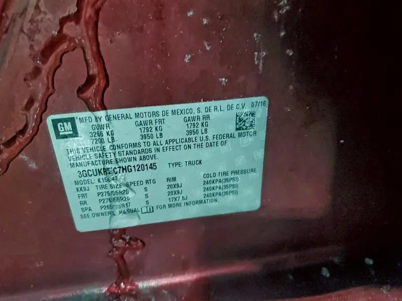 2017 CHEVROLET SILVERADO K1500 LT  