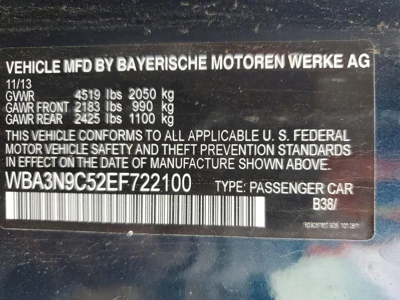 2014 BMW 428 XI  