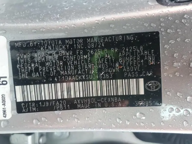 2025 TOYOTA CAMRY XSE  