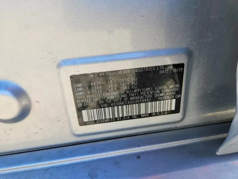 2013 SUBARU LEGACY 2.5I PREMIUM  
