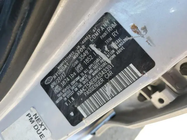 2017 HYUNDAI ACCENT SE  