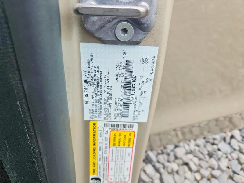 2017 FORD FUSION SE HYBRID  