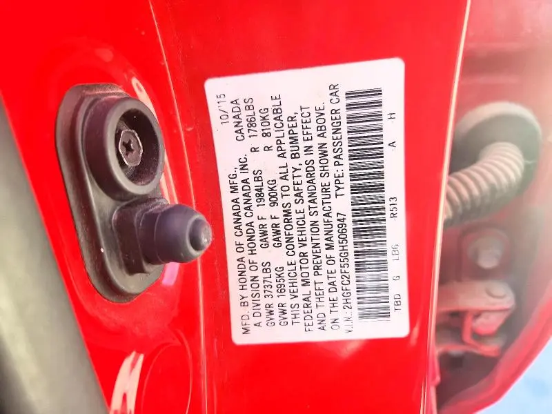 2016 HONDA CIVIC LX  