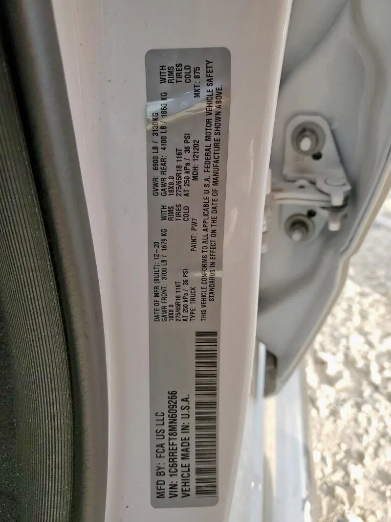 2021 RAM 1500 BIG HORN/LONE STAR