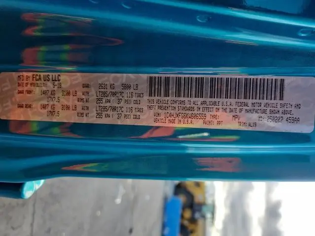 2019 JEEP WRANGLER UNLIMITED RUBICON  