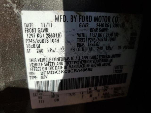 2012 FORD EDGE LIMITED