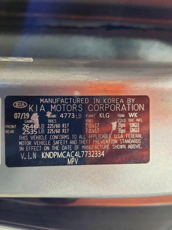 2020 KIA SPORTAGE LX  
