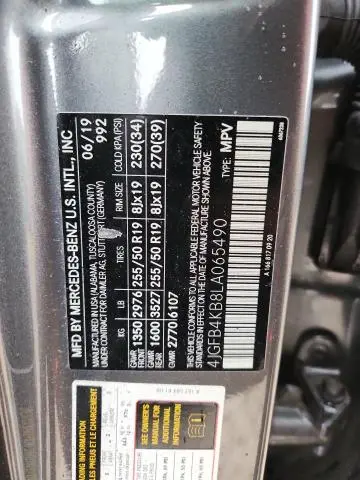 2020 MERCEDES-BENZ GLE 350 4MATIC  