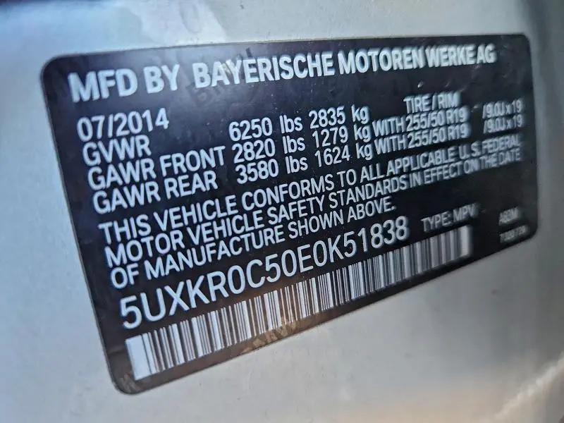 2014 BMW X5 XDRIVE35I  