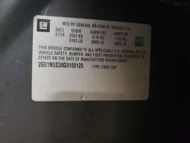 2016 CADILLAC XTS LUXURY COLLECTION