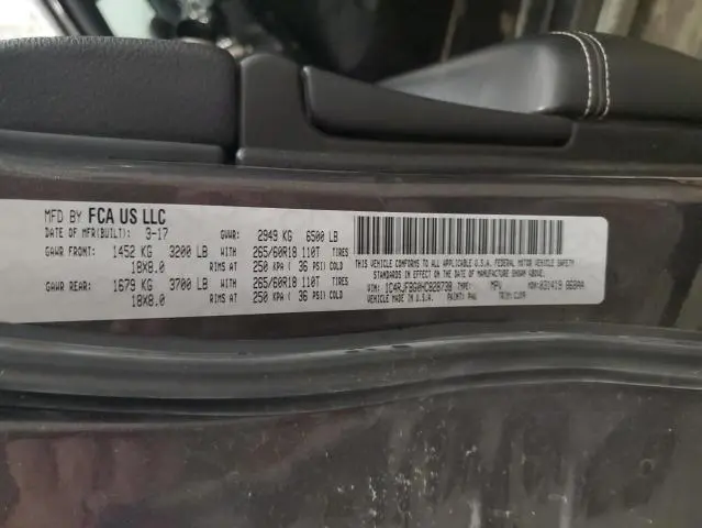 2017 JEEP GRAND CHEROKEE LIMITED  