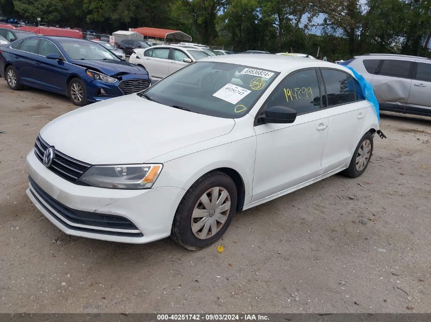 2016 VOLKSWAGEN JETTA 1.4T S