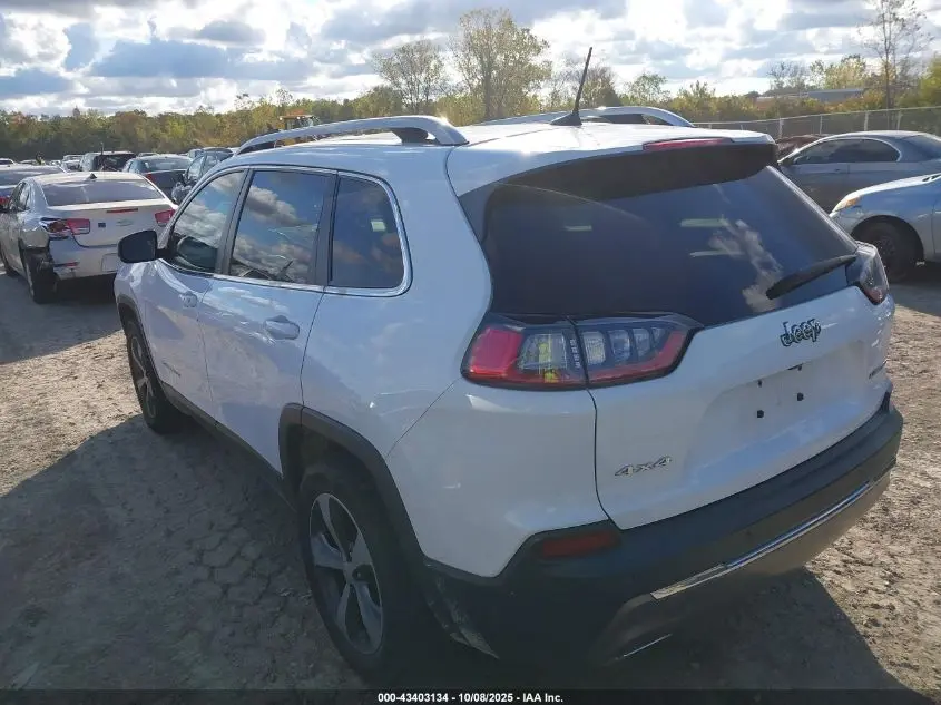 2019 JEEP CHEROKEE LIMITED 4X4