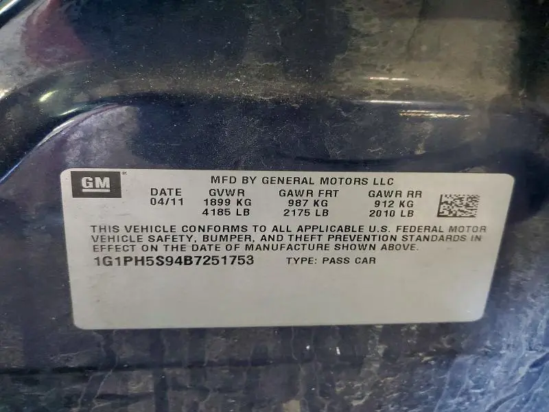 2011 CHEVROLET CRUZE LTZ  