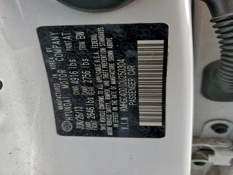 2013 HYUNDAI GENESIS 3.8L  