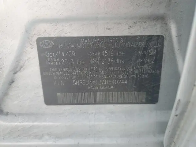 2010 HYUNDAI SONATA SE  