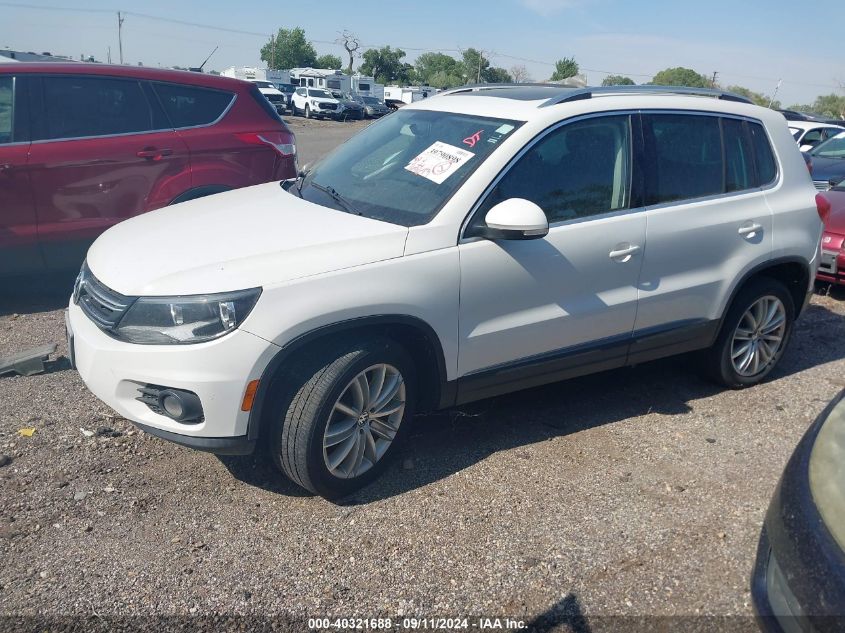 2012 VOLKSWAGEN TIGUAN SE