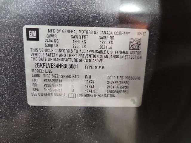 2017 GMC TERRAIN DENALI  