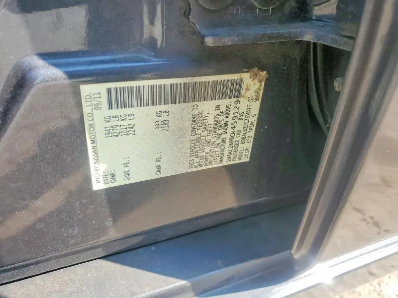 2012 NISSAN ALTIMA 2.5  