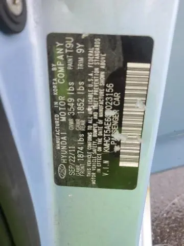 2012 HYUNDAI ACCENT GLS  