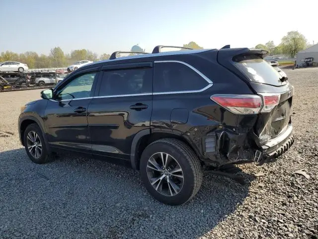 2016 TOYOTA HIGHLANDER XLE  
