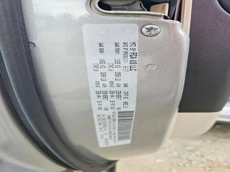 2017 CHRYSLER PACIFICA TOURING L  