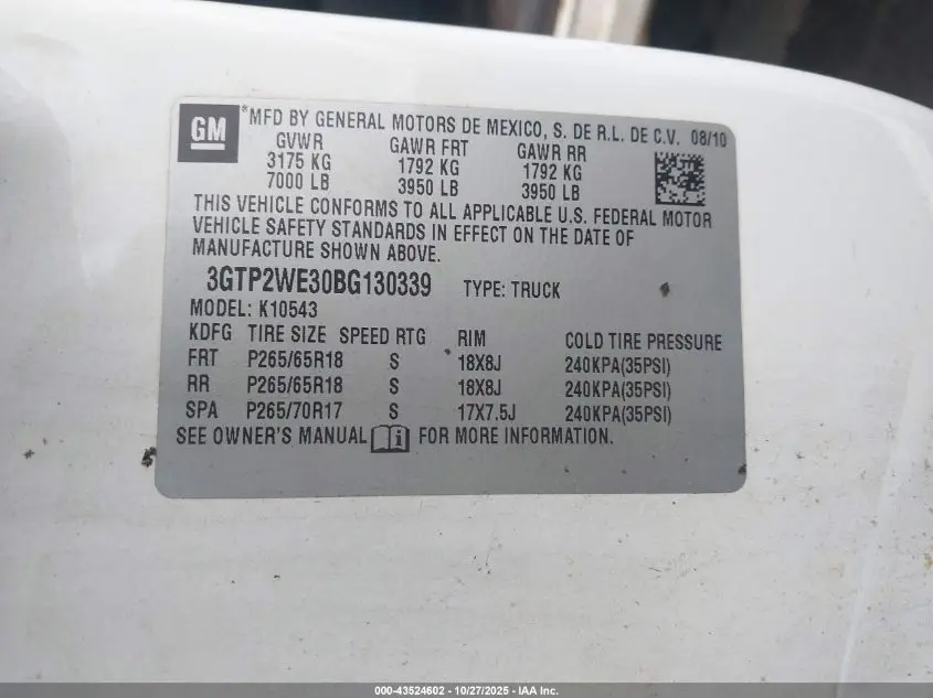 2011 GMC SIERRA 1500 SLT