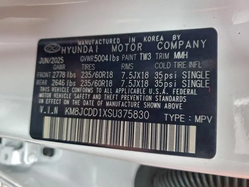 2025 HYUNDAI TUCSON SEL CONVENIENCE  