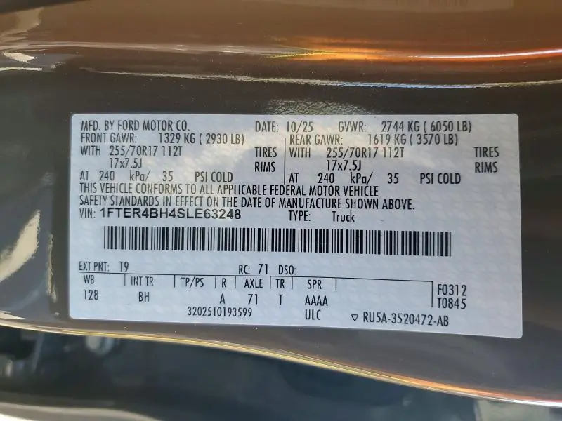 2025 FORD RANGER XL  