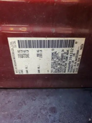 2017 NISSAN MAXIMA 3.5S  