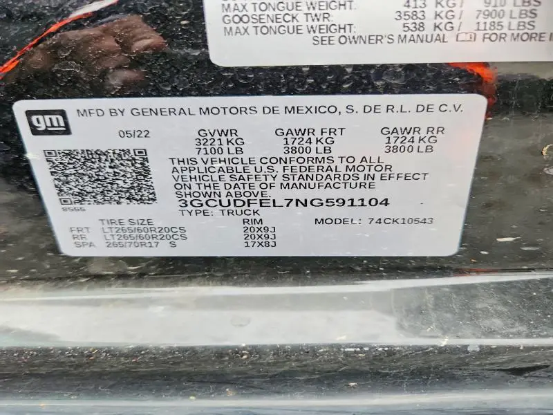 2022 CHEVROLET SILVERADO   