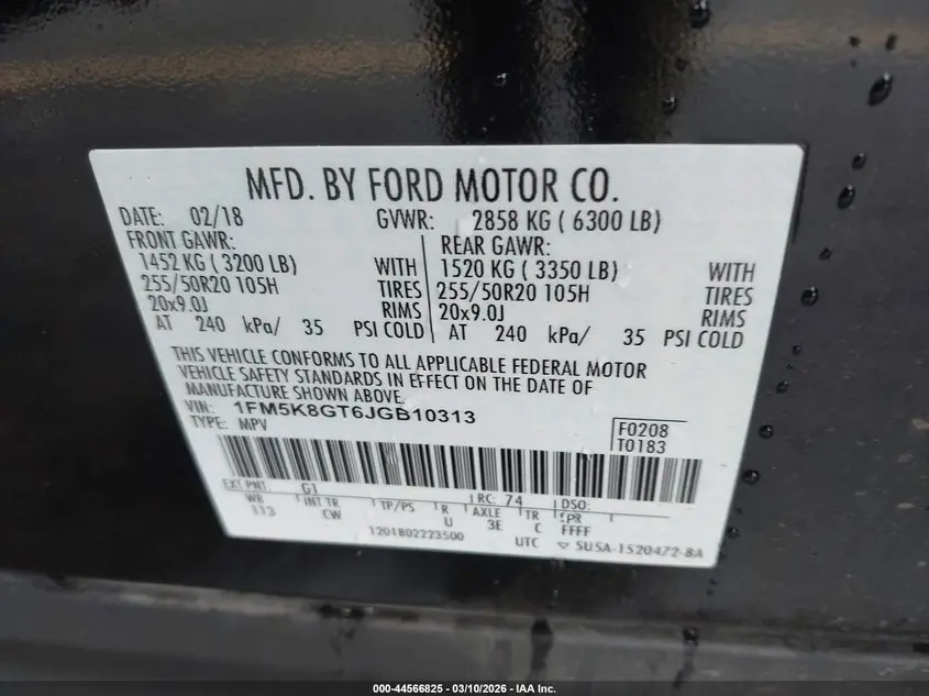 2018 FORD EXPLORER SPORT