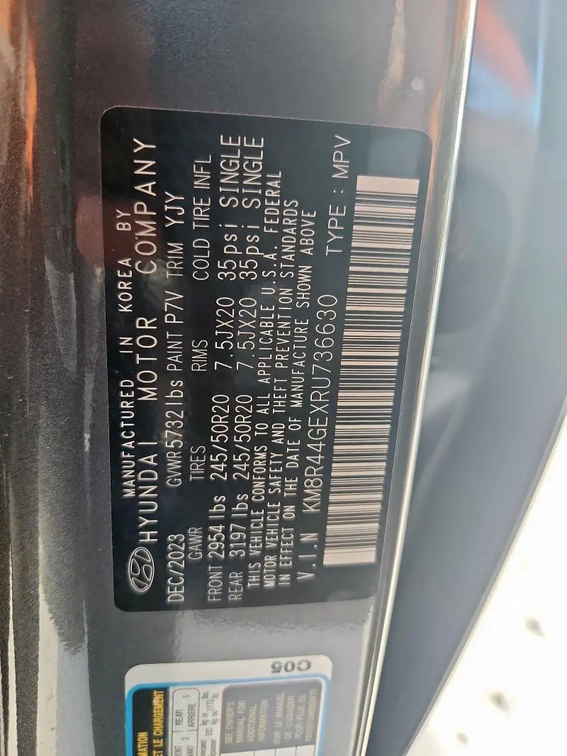 2024 HYUNDAI PALISADE SEL PREMIUM  