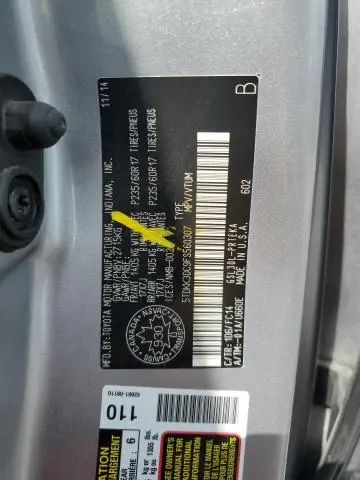 2015 TOYOTA SIENNA LE  