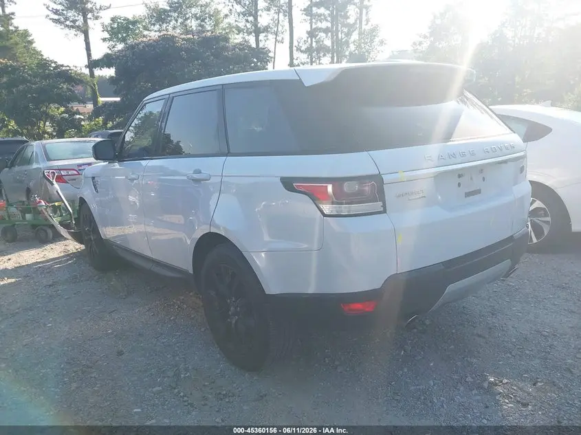 2017 LAND ROVER RANGE ROVER SPORT 3.0L V6 SUPERCHARGED HSE