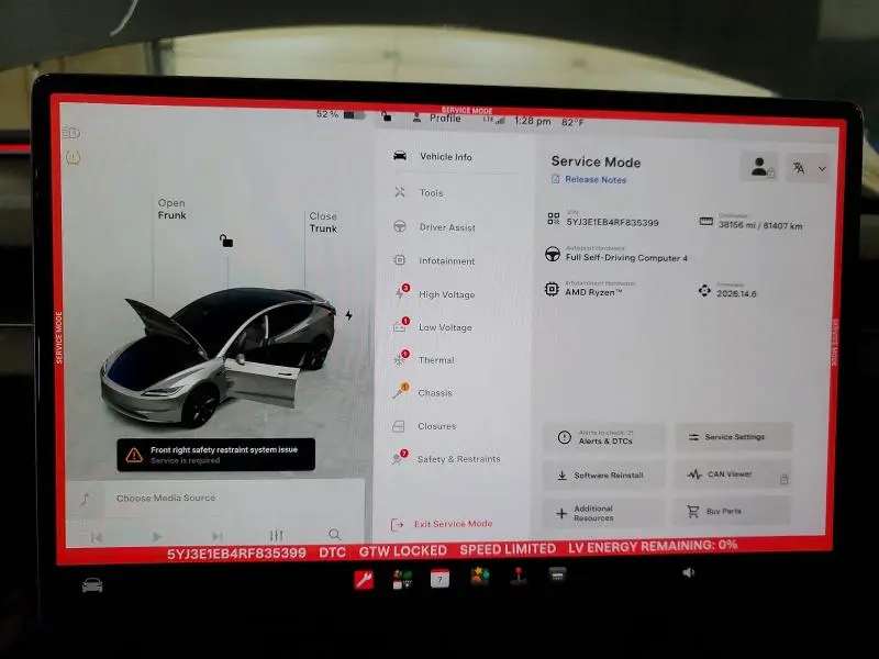 2024 TESLA MODEL 3   