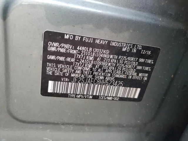 2017 SUBARU FORESTER 2.5I PREMIUM  