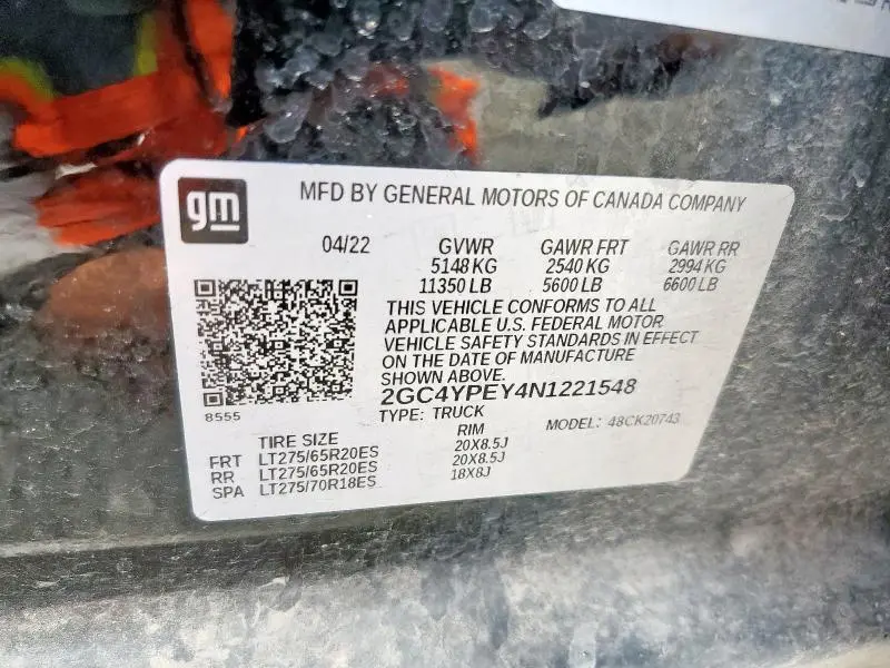 2022 CHEVROLET SILVERADO K2500 HEAVY DUTY LTZ  